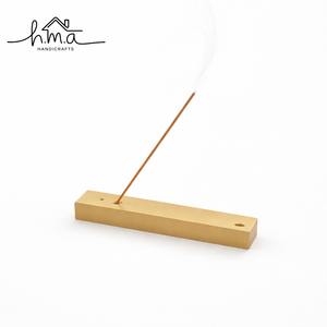 Round Brass Incense Holder Bowl with Ash Catcher Minimalist <b>Stick</b> Holder Meditation Aromatherapy Home Decor Accessory - Product Image 6