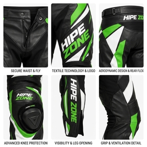 Motocross <b>Leather</b> Pants <b>Men</b> Motorcycle Riding Safety Gear <b>Trouser</b> Cowhide <b>Leather</b> Motorbike Pants Professional Biker <b>Trousers</b> - Product Image 6