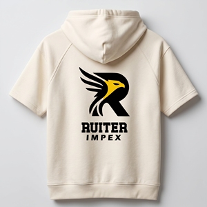 Custom OEM <b>Short</b> <b>sleeve</b> <b>Hoodie</b> - Product Image 4