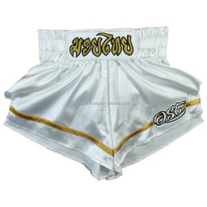 Short de Kickboxing MMA avec logo personnalisé Nouveau short de boxe Muay Thai brodé par sublimation Service OEM ODM - Product Image 4
