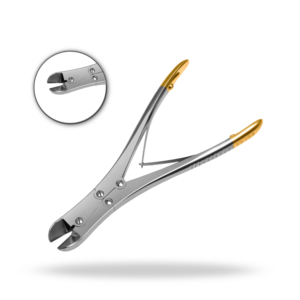 Cortador de Alambres de Doble Acción de 18 cm, Instrumento Quirúrgico Ortopédico para Cortar Alambres - Product Image 1