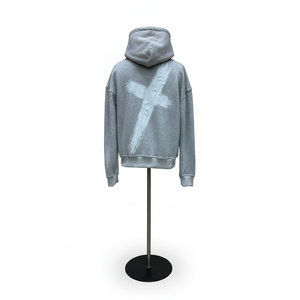 Sudadera con capucha personalizada de 500 g/m² de poliéster/algodón para hombre, estilo oversize, con logo bordado en 3D, 100% forro polar, antiarrugas, con capucha sólida. - Product Image 4