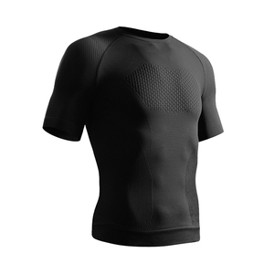 Camiseta Deportiva de Manga Larga para Hombre, Cuello Redondo, Ajuste Delgado, Compresión, Transpirable, Secado Rápido, Antiarrugas, Capa Base para Gimnasio y Entrenamiento, 320g - Product Image 1