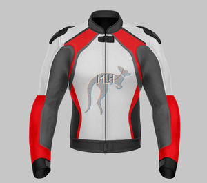Leather <b>Racing</b> <b>Jackets</b> for Motorbikes Premium Quality Kangaroo Cowhide Milled Made in Pakistan Motorbike Wear Perforated - Product Image 1