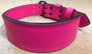 <b>Red</b> Leather Waist Support <b>Belt</b> Adjustable Wrap Around For Adult Fitness Training - Product Image 6