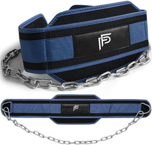 Ceinture de dips premium pour la musculation avec fixation de chaîne sécurisée, ceintures de dips personnalisables avec logo de marque pour les grossistes - Product Image 1