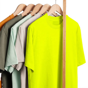 T-shirt à manches courtes pour homme, coupe classique, couleur unie, col rond, 100% coton jersey, style décontracté - Product Image 2