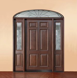 Puerta de Madera Sólida de Diseño de Alta Calidad, 40 mm de Grosor, Estilo Moderno Minimalista para Villa, Aislamiento Acústico Interior, Juego de Puertas - Product Image 4
