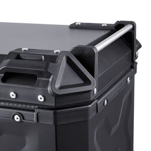 Bauletto Universale per Moto 55L Impermeabile Staccabile, Nuovo, in Lega di Alluminio con Rivestimento in Pelle - Product Image 2