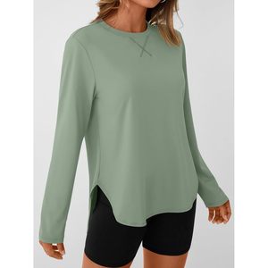 2025 camisetas de entrenamiento de manga larga para mujer UPF 50 + ropa de gimnasio de secado rápido SPF Sun Rash Guard camisas para correr y deportes al aire libre - Product Image 1