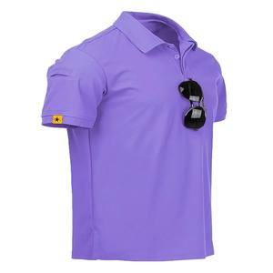 Chemise polo à manches courtes pour homme et femme, logo brodé personnalisé, polos décontractés - Product Image 5