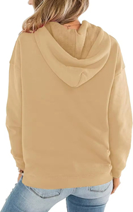 Sudaderas con Capucha de Moda para Mujer, Sudadera Corta Oversize, Sudadera de Algodón, Sudaderas con Capucha Personalizadas con Logotipo, Sudaderas con Capucha al por Mayor para Mujer - Product Image 4