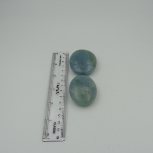 Piedra de Palma Ovalada de Aguamarina Natural Chakralume, Pulida a Mano, Gema Azul para Meditación, Reiki, Sanación Energética de Chakras, Espiritualidad - Product Image 6