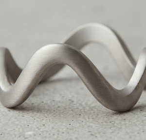 Metal Accessories Elegant <b>Silver</b> Wavy Metal <b>Napkin</b> Ring Table Decoration Wedding Birthday Party Metal <b>Napkin</b> Ring - Product Image 4