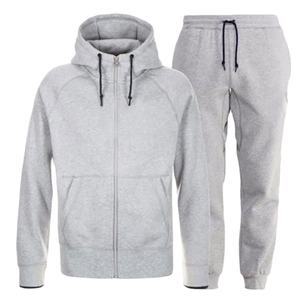 Conjunto de chándal de invierno de dos piezas personalizado para hombre y mujer, ropa deportiva de algodón y poliéster, chándal para hombre, pantalones de chándal de lana para mujer de talla grande - Product Image 1