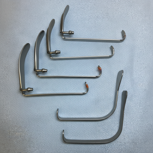 <b>Set</b> Of 6 V. Mueller MO161 - MO164 Gag Blades & MO30 / MO31 Tongue Depressors - Product Image 1