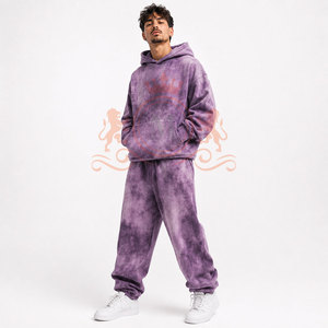 Conjunto de Pantalones y Sudadera con Capucha Estilo Casual Moderno, Tejido de Algodón Premium, Atuendo Cómodo y Combinable para Todas las Temporadas - Product Image 3