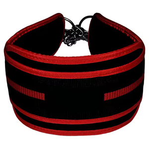 Weight Lifting Gym Fitness Accessories Exercise Workout Training Neoprene Dipping <b>Belt</b> With Heavy Chain - Product Image 2