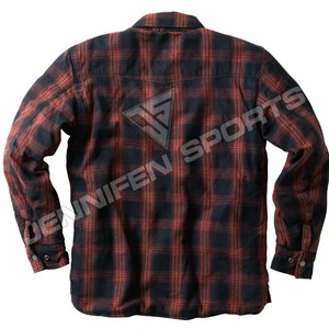 เสื้อแจ็คเก็ตสำหรับขี่มอเตอร์ไซค์ฤดูหนาวบุผ้าฝ้ายฟลานเนลสำหรับผู้ชาย พร้อมแผ่นป้องกัน CE แบบถอดได้ - Product Image 4