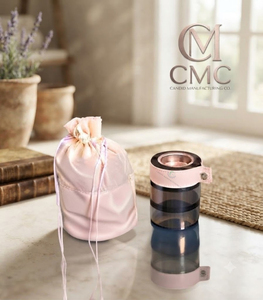 Quemador de Incienso Redondo de Acrílico Personalizable con Doble Compartimento para Oud y Carbón, Compatible con Decoración del Hogar, Bolsa de Regalo - Product Image 1
