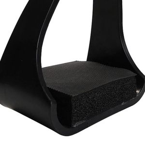 อุปกรณ์ขี่ม้าแบบกำหนดเอง  ขาตั้งม้าสีดำทำจากสแตนเลส พร้อมป้ายชื่อส่วนตัว - Product Image 2