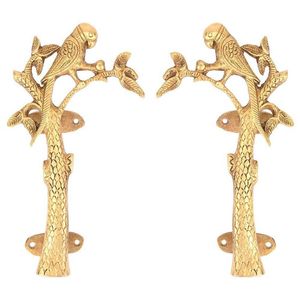 Bedroom <b>Furniture</b> <b>Handles</b> and Door <b>Handle</b> and <b>Knob</b> Brass Gold Finish Set Stylish Hardware for Windows Racks and Doors - Product Image 4
