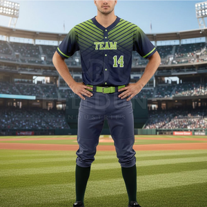 Dernier design d'uniforme de baseball pour hommes, vêtements d'équipe de qualité supérieure, ensemble de maillots de baseball respirants en polyester, professionnel - Product Image 6