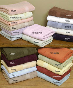 White Cotton <b>Bath</b> <b>Towel</b> <b>Set</b> Rectangle Solid Color Woven Home Use Adult Size by Harshit international India - Product Image 3