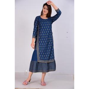 ชุดสูทลำลองทรงหลวม คอทรงโอ แบรนด์ AARTI FASHION ผ้าทอมือปักลาย ระบายอากาศได้ดี เหมาะสำหรับสวมใส่ทุกวันสำหรับผู้หญิงทุกคน - Product Image 4