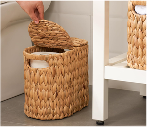 Portarrollos de Papel Higiénico Tejido Artex Hai Nam, Organizador de Almacenamiento, Estilo Nórdico, Cubierta de Ratán Natural, Portarrollos de Papel para Baño - Product Image 3