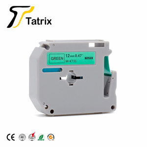 Ruban adhésif compatible Tatrix M-K231 M-K631 M-K431 M-K931 12mm*8m pour imprimantes <span class=keywords><strong>Brother</strong></span> PT-65 70 <span class=keywords><strong>80</strong></span> 90 M95 - Product Image 2