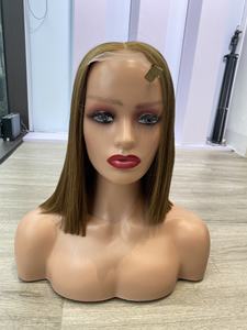 Prix usine 100% brut vierge vietnamien trame humaine dentelle perruque os droit gingembre couleur Super Double dessiné Extensions de cheveux - Product Image 5