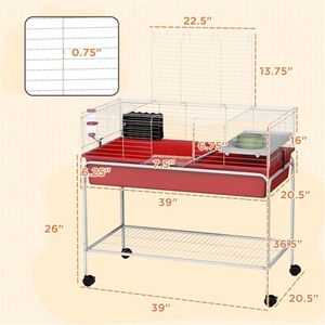 <b>Small</b> Animal Playpen Cage for Dogs Customisable Durable Pet Cage Aluminium Frame for Outdoor Use-Rabbit Chicken Outdoor Pets - Product Image 4