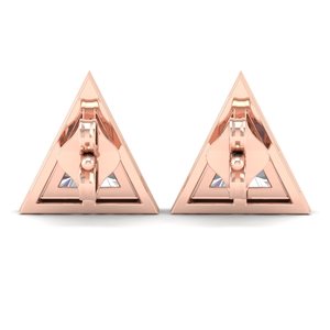 REYES New Arrival 925 <b>Sterling</b> <b>Silver</b> HPHT CVD Lab Grown Diamond <b>Studs</b> Earrings Luxury Everyday Wear Fine Jewelry For Women - Product Image 4