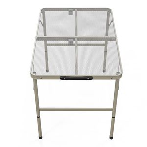 Portable 3FT Convertible Picnic <b>Table</b> with <b>Adjustable</b> Height for Gym Camping Farmhouse Outdoor Park Use Wood Panel <b>Folding</b> <b>Table</b> - Product Image 6
