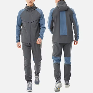 NUEVO Chándal Deportivo de Invierno con Capucha, Cortavientos, Impermeable, Ligero, de Nailon, Unisex, con Logotipo Personalizado - Product Image 1