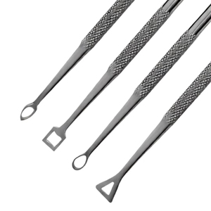 4 Piece Stainless Steel Hollow Tip Wax Carver <b>Set</b> <b>Clay</b> Sculpting Carving Tools Kit 7.5 Inch Manual Dental Instrument <b>Set</b> - Product Image 3