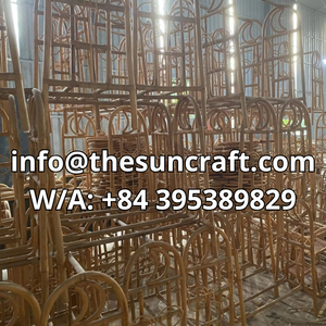 Factory Price Natural Rattan Doll Outfit Hangers Wholesale Handmade <b>Miniature</b> Clothing Stand Sustainable Kids Room Furniture - Product Image 4