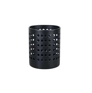 Modern Silver Metal <b>Wire</b> Cutlery Holder Round Tabletop Utensil <b>Rack</b> Spoon Fork Knife <b>Storage</b> Bin Kitchen Countertop Organizer - Product Image 2