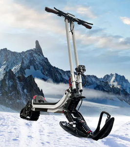 MEILLEURE OFFRE 2026 Trottinette Électrique Blanche 500W Roues Tout-Terrain Neige Ski Moteur Brushless Nouvelle Vitesse Maximale >80km/h - Product Image 4