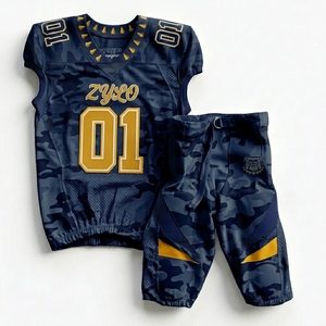 2026 Best Quality Stitched 100% Polyester USA Team Customizable American Football Jersey - Product Image 3