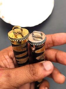 Colgante de Joyería Hecho a Mano con Cuerno de Búfalo, Amuleto Natural Ecológico - Product Image 3