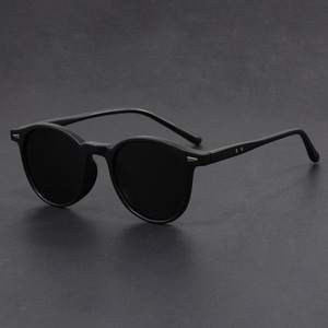 2025 Vintage <b>Retro</b> Oval UV400 Protection Full Rim <b>Sunglasses</b> Men Women Classical Style Comfortable Colored Black Custom Logo - Product Image 6