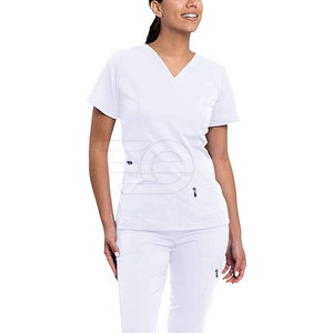 Tenues médicales confortables pour hommes, en coton tricoté extensible et respirant, pour hôpitaux, cliniques et infirmières, usage quotidien - Product Image 5