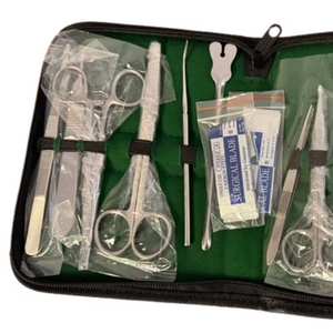 Kit de emergencia de acero quirúrgico Narham Enterprises: instrumentos médicos reutilizables portátiles para primeros auxilios con certificación CE - Product Image 3