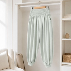 Wide Leg Breathable <b>Yoga</b> <b>Pants</b> for <b>Women</b>-High Waist Seamless Athletic Workout Fitness Harem <b>Pants</b> - Product Image 1