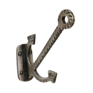 Gancho Doble de Metal Sólido con Acabado Dorado Antiguo, Gancho de Pared para Toallas y Batas, Resistente, Vintage, Decorativo - Product Image 5