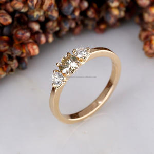 Certificado IGI aprobado 14K oro mujer compromiso CVD VVS DEF todas las formas corte laboratorio cultivado diamante anillo personalizado - Product Image 4