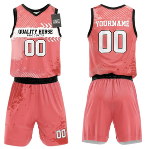 Ensembles d'uniformes de basketball sans manches OEM vierges, grande taille, en maille, imprimés par sublimation, respirants, à séchage rapide, couleurs et designs personnalisables - Product Image 1