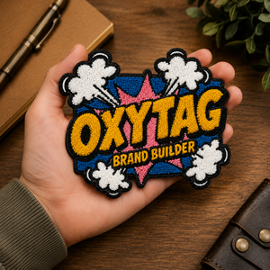 Oxytag Brand <b>Builder</b> Iron-On Chenille Embroidery Patch Irregular Shape Gift Decorative Fabric Patch Cheap Price OEM Custom - Product Image 6